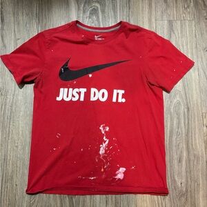 Nike Red Athletic Tee